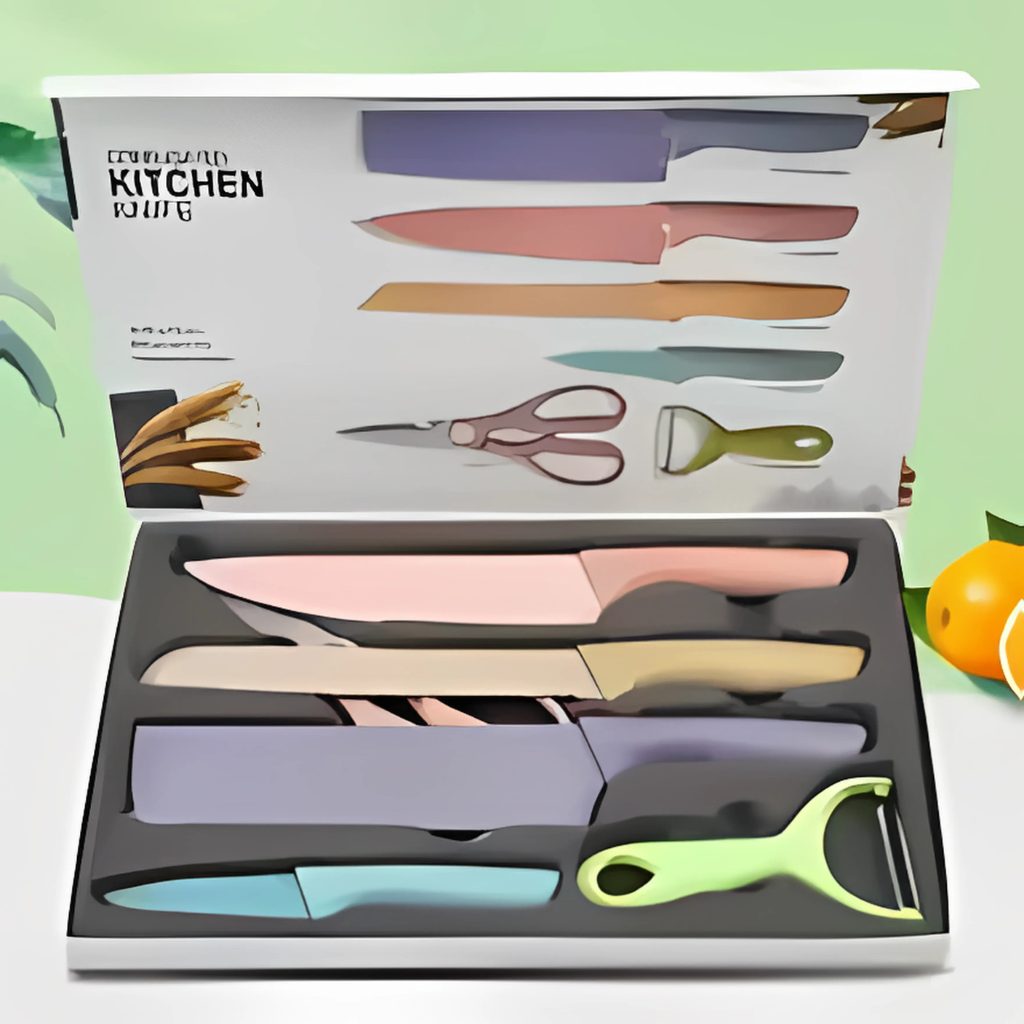 Kit 6 Facas para Cozinha